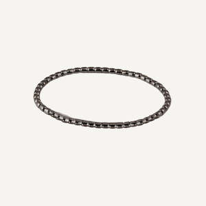 Al Coro Bracelets: Al Coro Stretchy Men's Black Bracelet