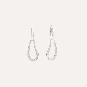 Pomellato Fantina Earrings 18k White Gold with Diamonds
