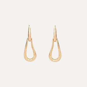 Pomellato Fantina Earrings 18k Rose Gold with White Diamonds
