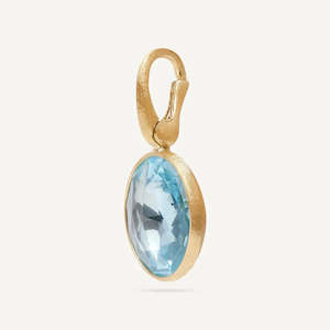 Pendants With Chain: Marco Bicego Sky Blue Topaz and Yellow Gold Jaipur Pendant