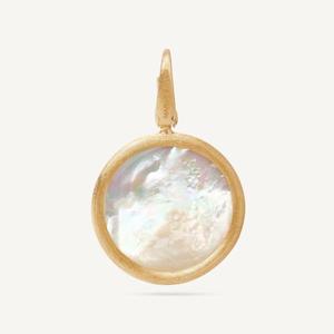 Pendants With Chain: Marco Bicego Mother of Pearl and Yellow Gold Jaipur Pendant - Small