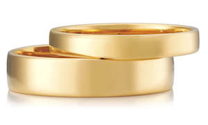 Crescent Wedding Ring