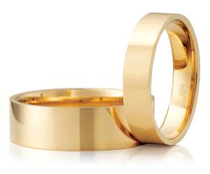 Classic Wedding Rings: Flat Wedding Ring