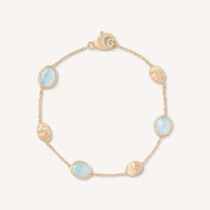 Marco Bicego Siviglia 18k Gold and Aquamarine Bracelet