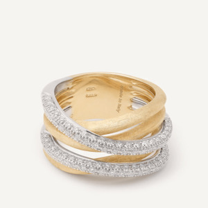 Marco Bicego Jaipur Link: Marco Bicego Jaipur Link Diamond and Gold Ring