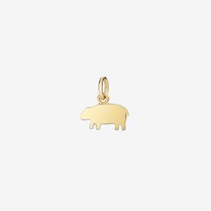 DoDo Charm HIPPOPOTAMUS Yellow Gold