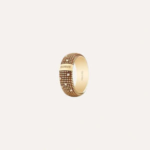 Damiani Metropolitan Diamond and Yellow Gold Wedding Ring