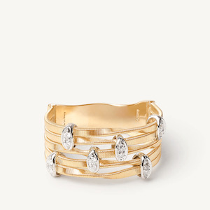 Marco Bicego Marrakech Onde Ring 18k Gold with Diamonds