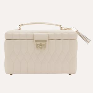 Jewellery Boxes: Caroline Ivory Coloured Medium Jewellery Case