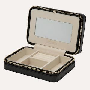 Palermo Zip Case Black Jewellery Case
