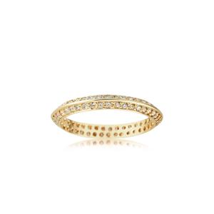 Eternity Rings: Diamond Knife Edge Setting Eternity Ring