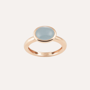 Amici: Al Coro Amici Ring Aquamarine 18k Rose Gold