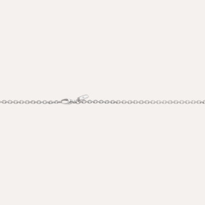 Chains: Al Coro Chain in 18k White Gold CP31
