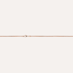 Chains: Al Coro Woven Chain in 18k Rose Gold K01