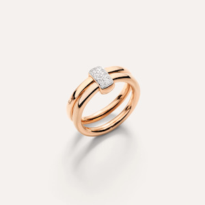 Gifts 100 201: Pomellato Together Diamond and Rose Gold Ring