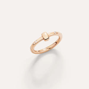 Pomellato Together Rose Gold Single Band Diamond Ring