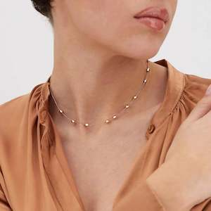 Necklace Gifts: Nanis Soffio Rose Gold and Diamonds Choker Necklace