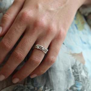 Rings Gifts: Marco Bicego Marrakech 18k Gold Diamond Ring 3 Strand mini