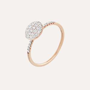 Rings Gifts: Nanis Elite Diamonds and Gold Romantic Engagement Ring (Small)