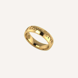 St Cuthberts Leavers Graduation Yellow Gold Band 2025