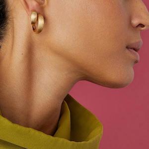 Marco Bicego Lucia Gold Medium Hoop Earrings