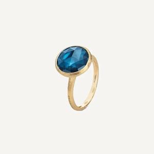 Marco Bicego Jaipur 18k Gold London Blue Ring