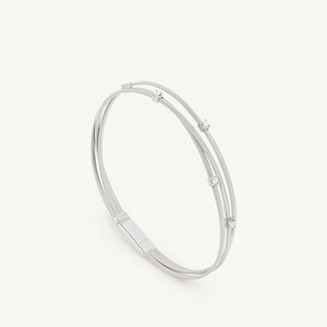 Marco Bicego Goa 18k Gold Diamond Bracelet 3 Strand