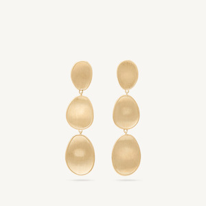 Summer 22: Marco Bicego Lunaria 18k Gold Earrings 3 Drop