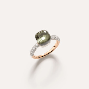 Autumn 23: Pomellato Nudo Petit Ring 18k Gold Prasiolite & Diamonds