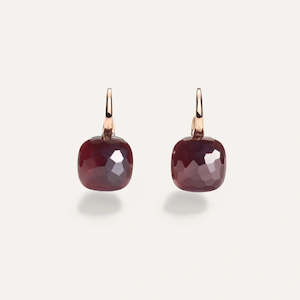 Pomellato Nudo Classic Earrings 18k Gold with Garnet
