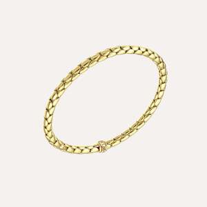 Chimento Stretch Spring Bracelet (Large) in 18k Yellow Gold