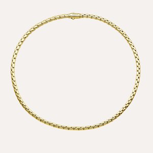Chimento Stretch Spring Necklace (Large) in 18k Yellow Gold