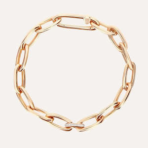 Nanis Libera: Nanis Libera Rose Gold Chain Bracelet with Diamonds