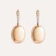 Nanis Elite Rose Gold Boules Earrings with Diamonds