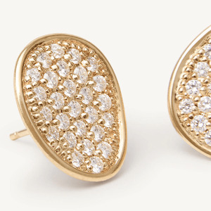 New Arrivals: Marco Bicego Lunaria Stud Earrings with Diamonds