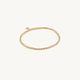 Al Coro Square Stretchy Bracelet in 18k Yellow Gold Small Size Cubes