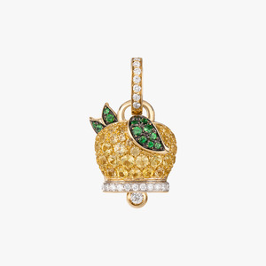 Chantecler Campanella Lemon Pendant in 18kt Gold with Yellow Sapphires, Tsavorit&hellip;