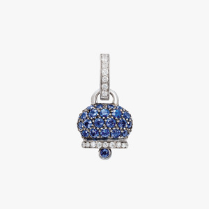 Chantecler Campanella Small Pendant 18kt White Gold Sapphires & Diamonds