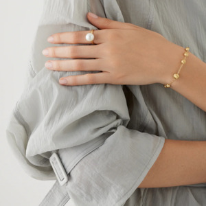 Marco Bicego Rings: Marco Bicego Africa Ring 18k Gold with Pearl