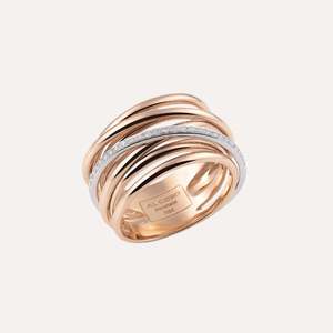 Al Coro Serenata: Al Coro Serenta Ring Diamonds 18k Gold