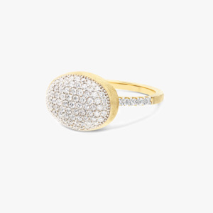 Nanis Diamond Boule Ring in Gold - Medium