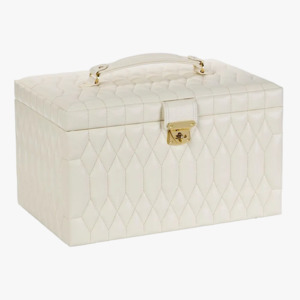Jewellery Boxes: WOLF Lauren Large Jewellery Box in Ivory