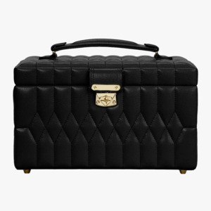 WOLF Lauren Medium Jewellery Box in Black