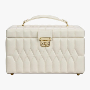 WOLF Lauren Medium Jewellery Box in Ivory