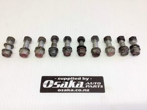 R32 R33 R34 5X1 FACTORY AXLE TO DIFF BOLTS SKYLINE SILVIA - Osaka Auto Parts