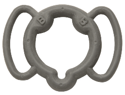 Osbon B Ring – Large, Maximum Elasticity Ring, Grey