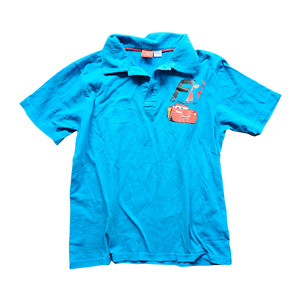 Disney Pixar Cars: Disney Pixar Cars Blue Collared Shirt (Sz 8)