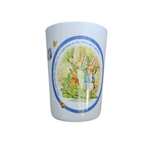 Peter Rabbit: Vtg Peter Rabbit Melamine Cup