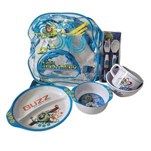 Disney Pixar Toy Story Buzz Lightyear Melamine 7pc Set