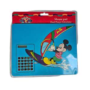 Vtg Mickey Kids Calculator Mouse Pad (1996)